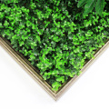 Art de mur vert de PE frais simulé par terre élevé élevé pour la décoration
